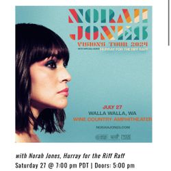 Norah Jones In Walla Walla 