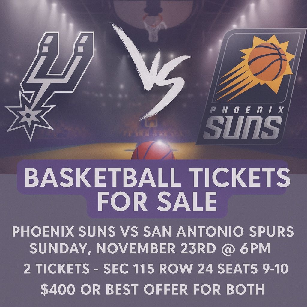 Phoenix Basketball Suns Tickets 