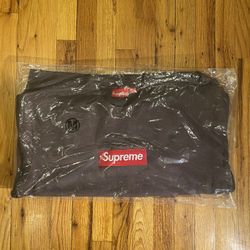 Supreme Box Logo Crewneck Brown