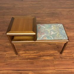 Vintage Teak Entry Bench - Many More Items In Stock!