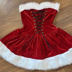 Holiday Winter Red Dress Size Medium Brand New