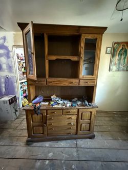 Wood cabinet