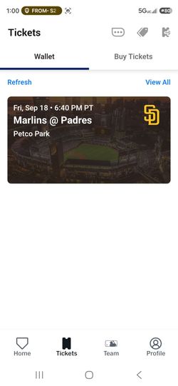 3 Padre ticket