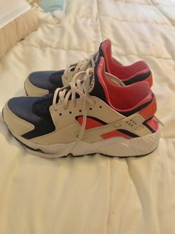 Navy/Oatmeal/Pink Nike Hurache