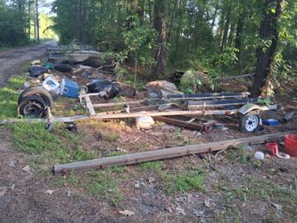 Small boat trailer