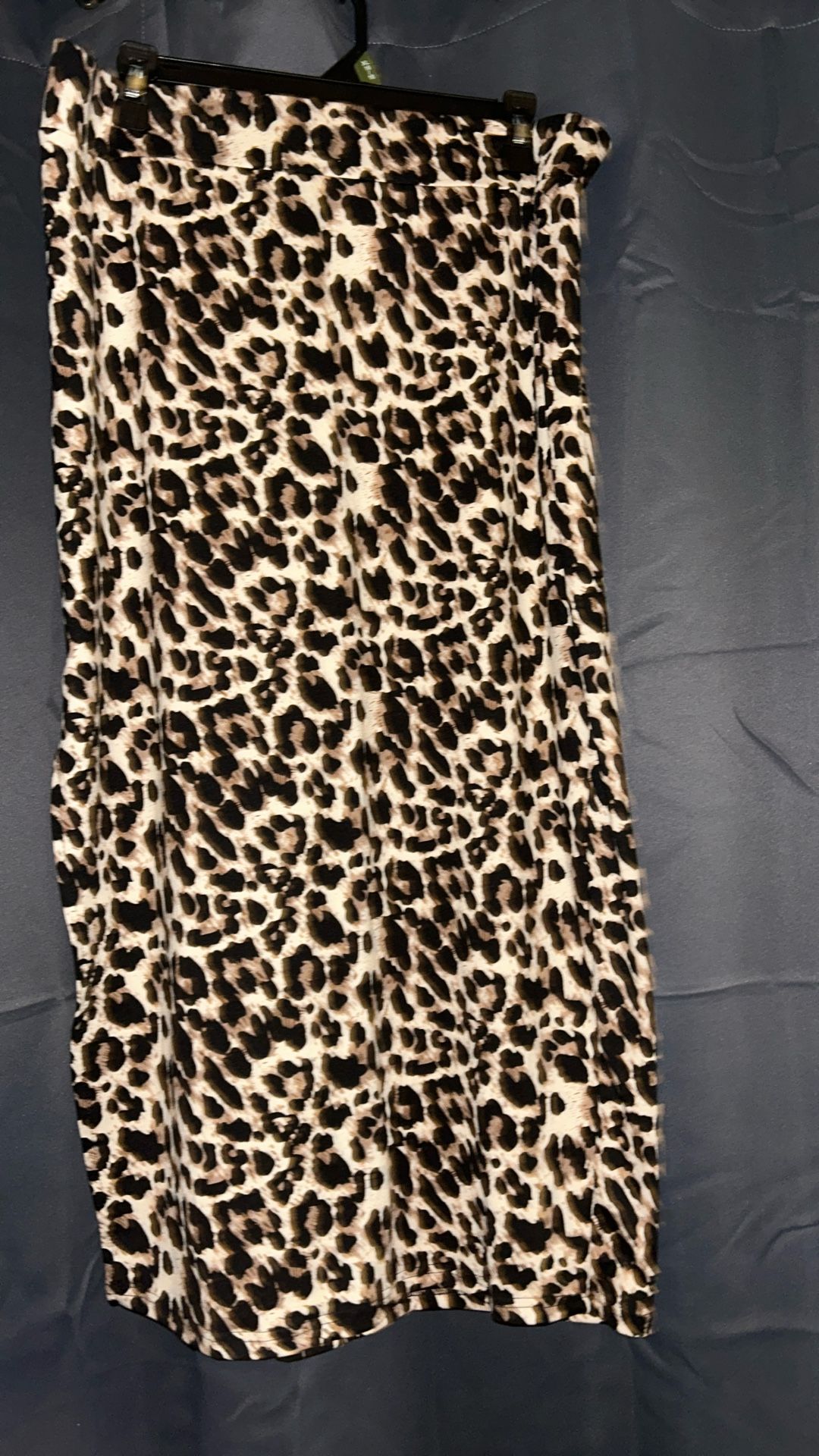 Plus Size , Cheetah Print Maxi Skirt Size 1XL