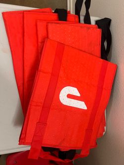 Bolsas térmicas DoorDash para delivery — 5 piezas