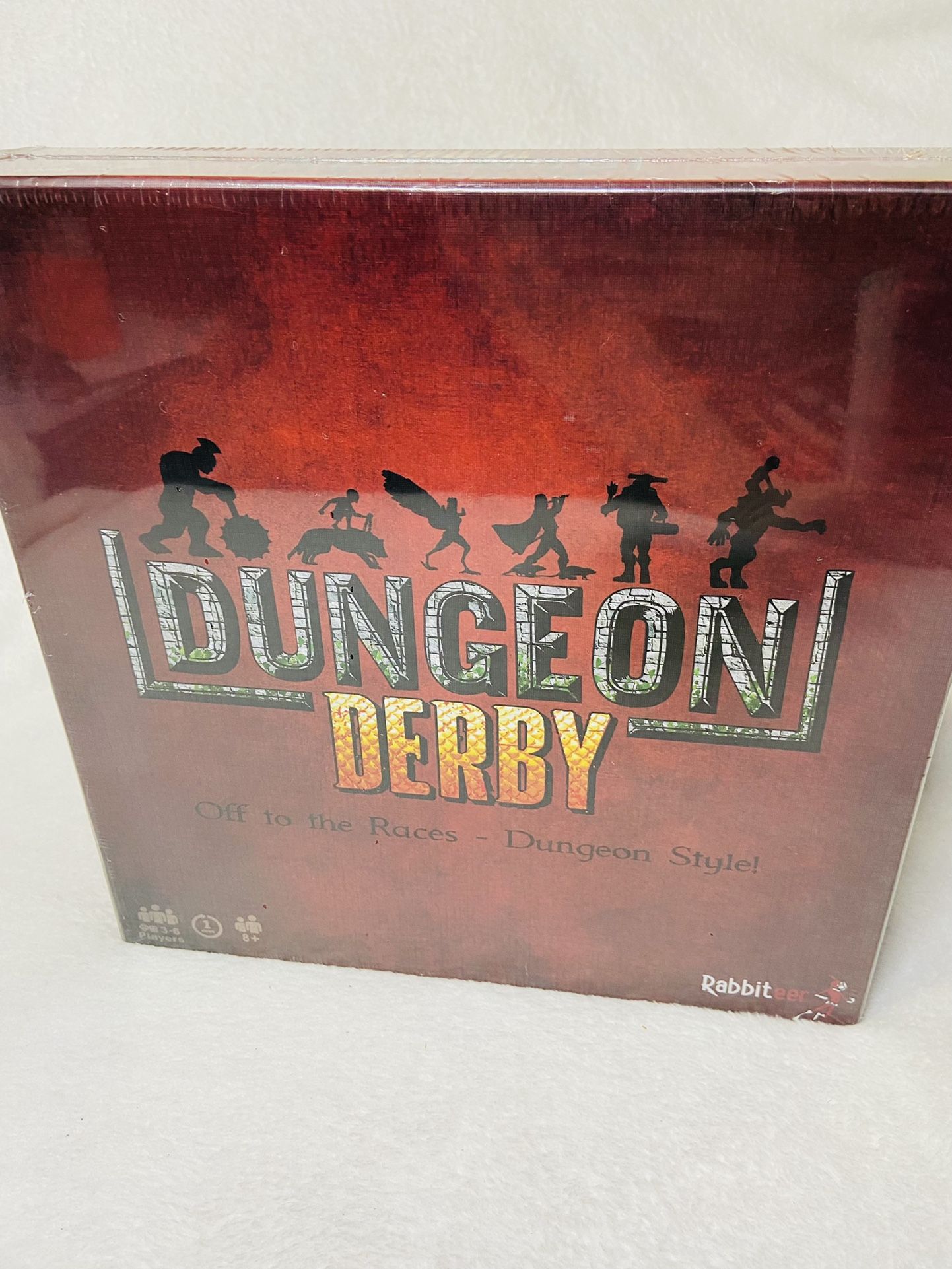 Dungeon Derby Board Game Fast Paced Fantasy Party Game