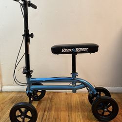 Adult KneeRover / Knee Scooter With Dual Braking System In Blue. Up To 300 Lbs Capacity For Surgery And/ Or Injury Recovery