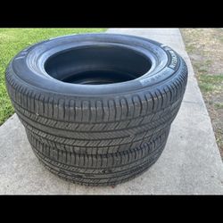 2 Only - 225/65r17 Michelin Defender 2 80% Treads Tires 2024 DOT!!!!