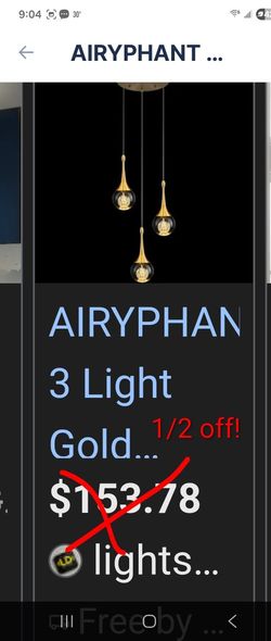 1/2 Off LIGHTING!