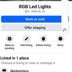 RGB LED LIGHTS NEEDS TO BE SOLD ASAP