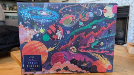 1000 Piece Colorful Outer Space Puzzle