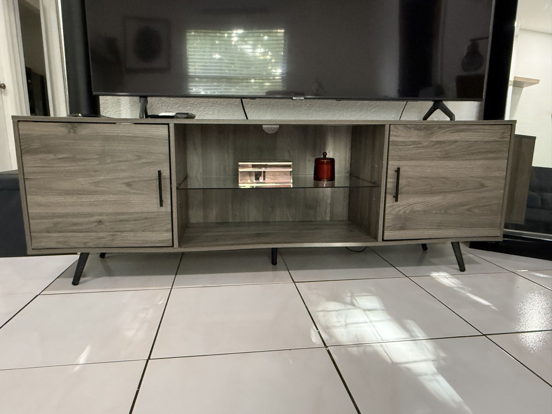 TV Stand and Matching Desk