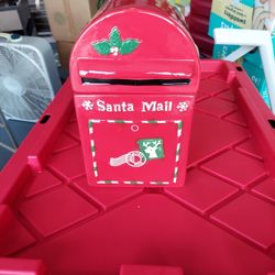 Santa Mail Cookie Jar