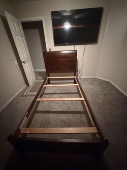Twin-Size Bed with Mattress for Sale