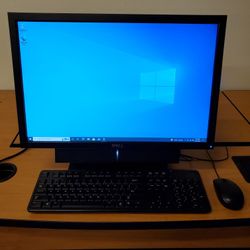 DELL OPTIPLEX PC All In One,  Intel Quad Core i7 Processor, 1TB HDD, 8GB RAM, Win 10 PRO OS , DVD, 22" Dell Monitor 
