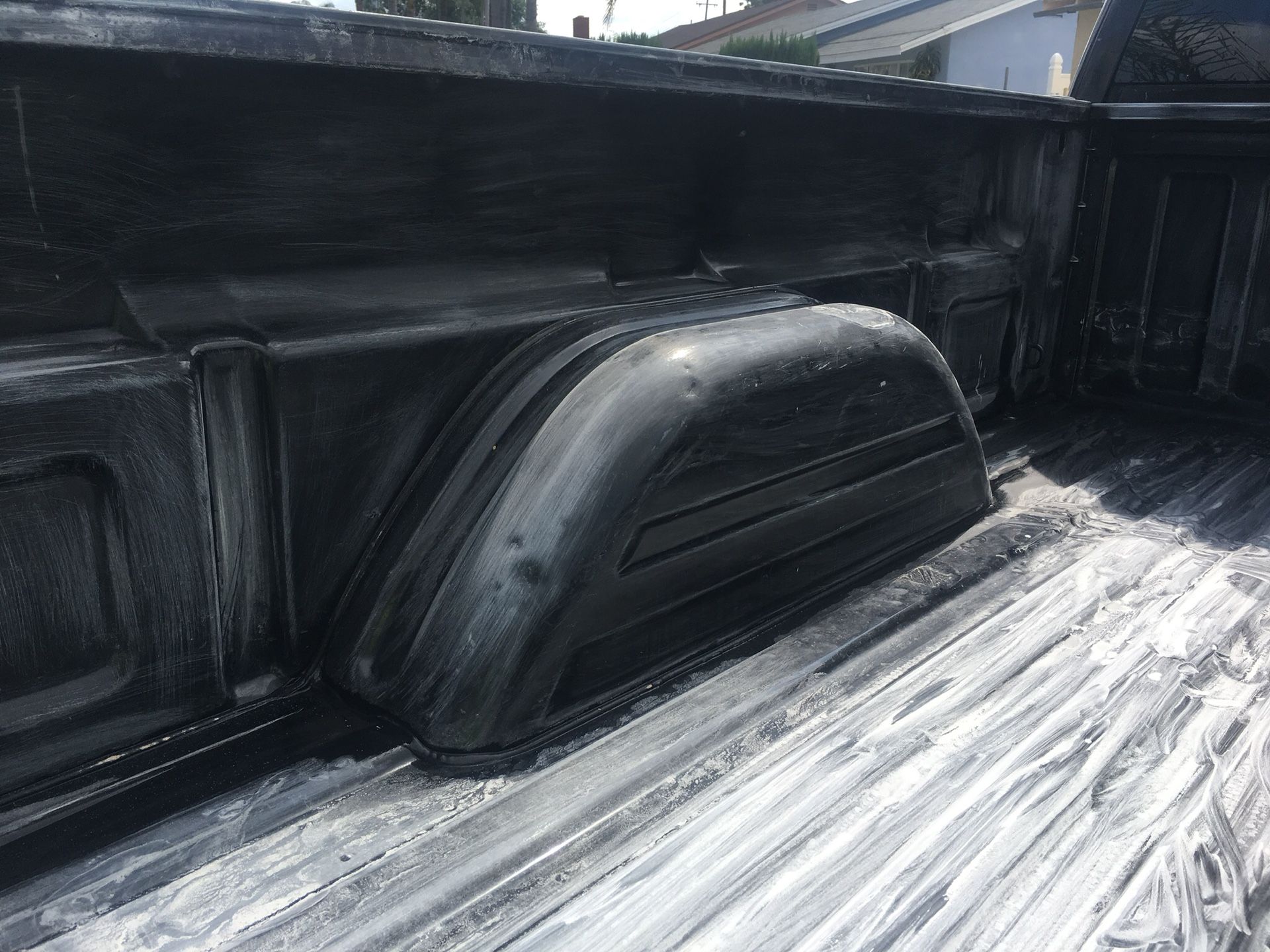 Custom paint job and bedliner (rhino liner) (upol raptor liner) for