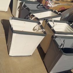 2 Section Laundry Hamper, Assorted Colors $20 each 