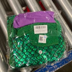 ALIZIWAY Little Girl Mermaid Princess Dresses Ariel Costume For Grils Birthday Party Halloween Cosplay Costumes (6-8 Years).