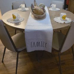 1960s Vintage Mid-Century Chromecraft Round Dinette Set