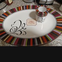 Beautiful  Turkey Platter Set