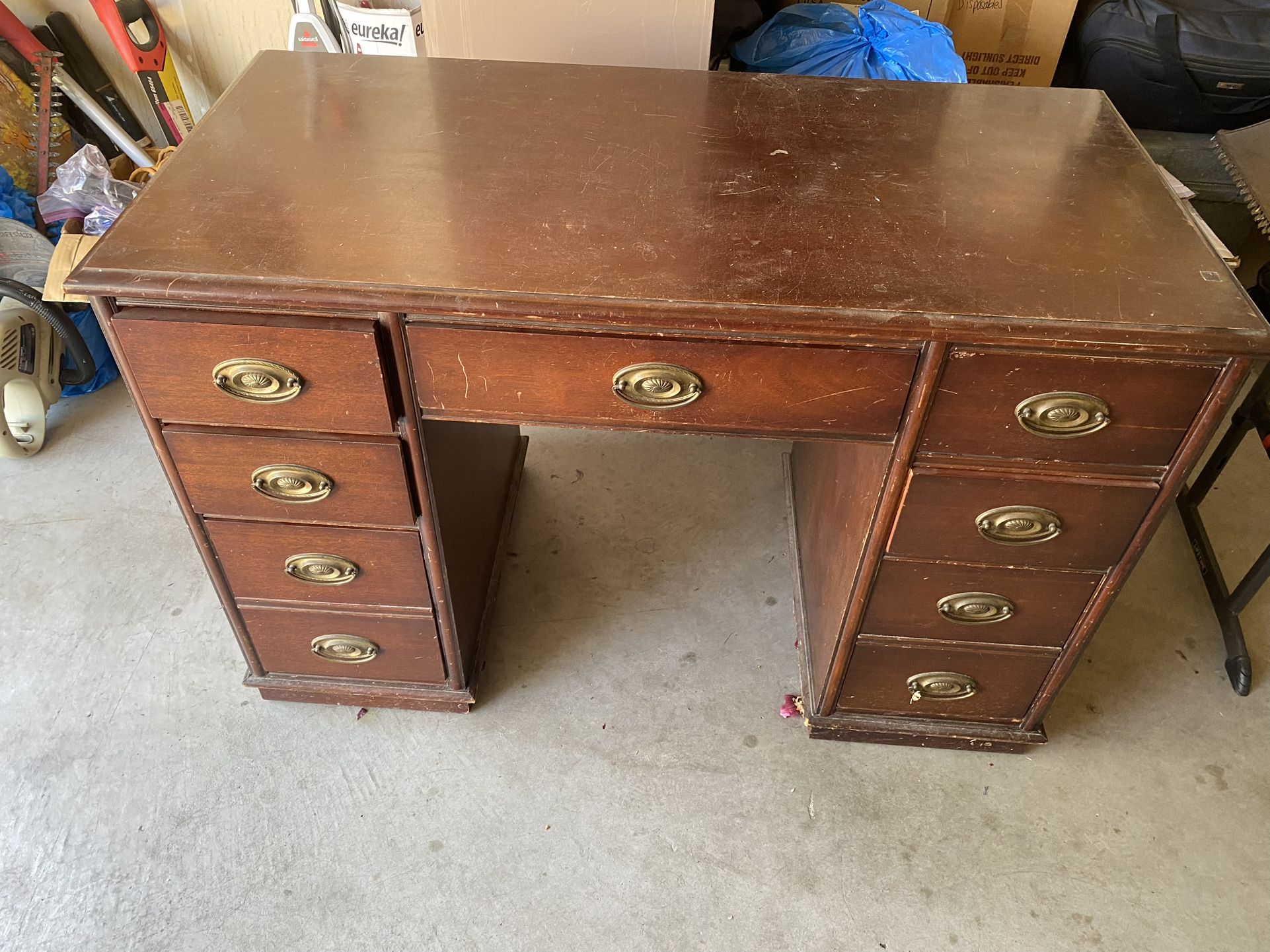 Vintage Desk dresser Solid Wood