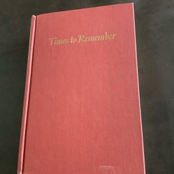 Time To Remember-Rose F Kennedy Book 