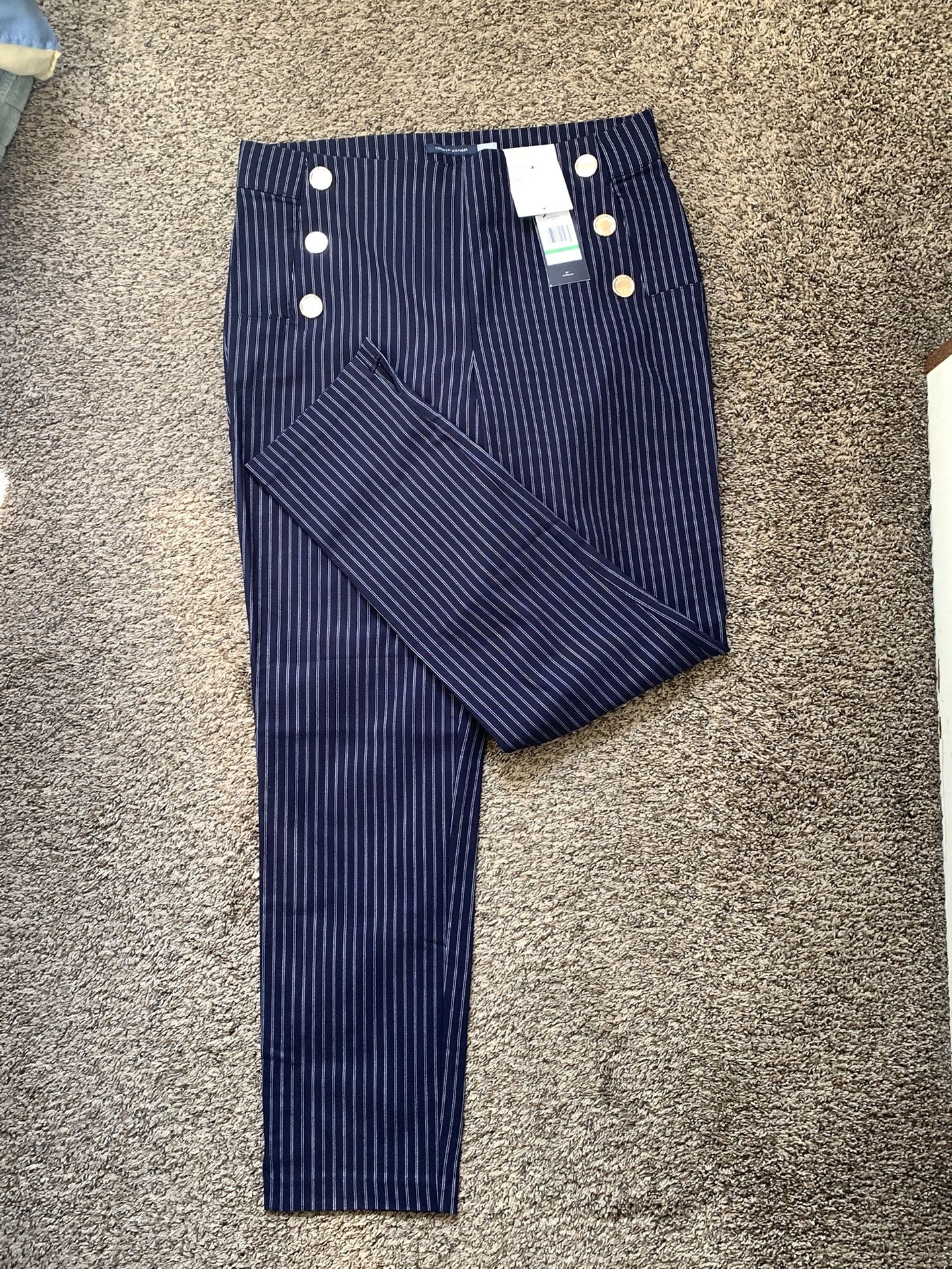 Tommy Hilfiger Blue Stripped Pants