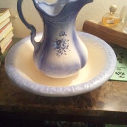 Ironstone Pitcher And Wash Bowl