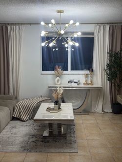 Elegant 2-Piece Living Room Table Set