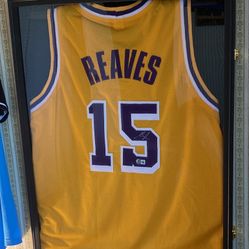 Austin Reaves Authentic Signed & Framed jersey