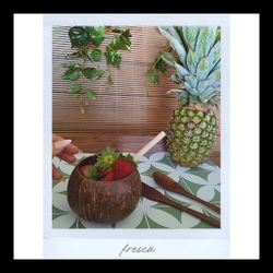 Tan Woodgrain Cordless Light Filtering UV Protection PVC Manual Roll-Up Sun Shade 96 in. W x 72 in. L