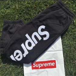Black Supreme Sweats