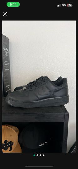 Black Air Force 1 Size 9