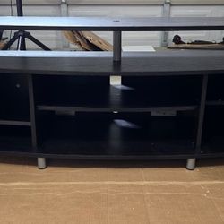 Assembled TV Stand Has Scratches Selling As Is Fita Upto 55 In TV Black 