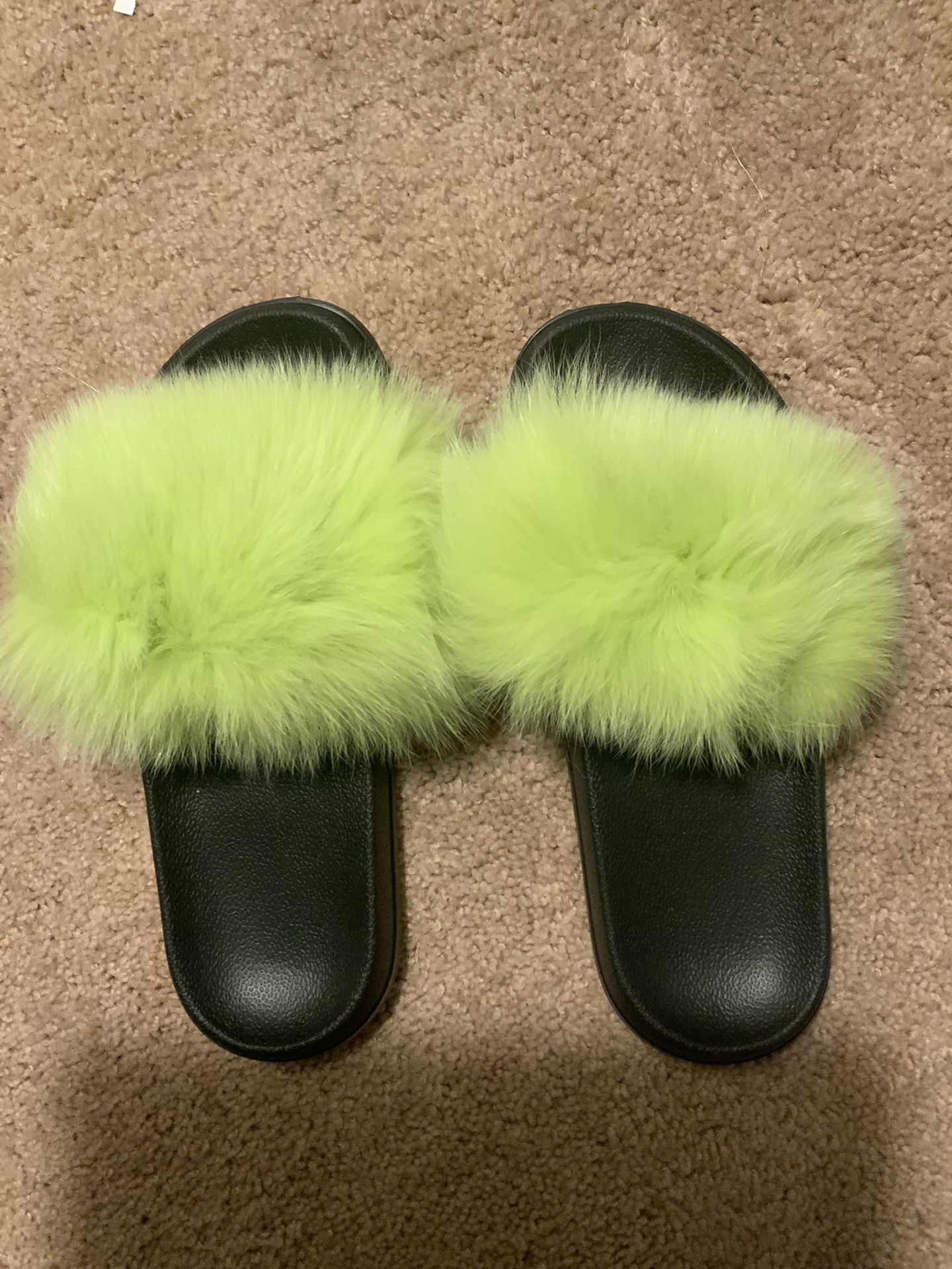 Feux Fur Slippers 