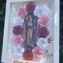 Virgen De Guadalupe Shadow Box