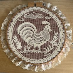 Vintage Embroidered Hoop
