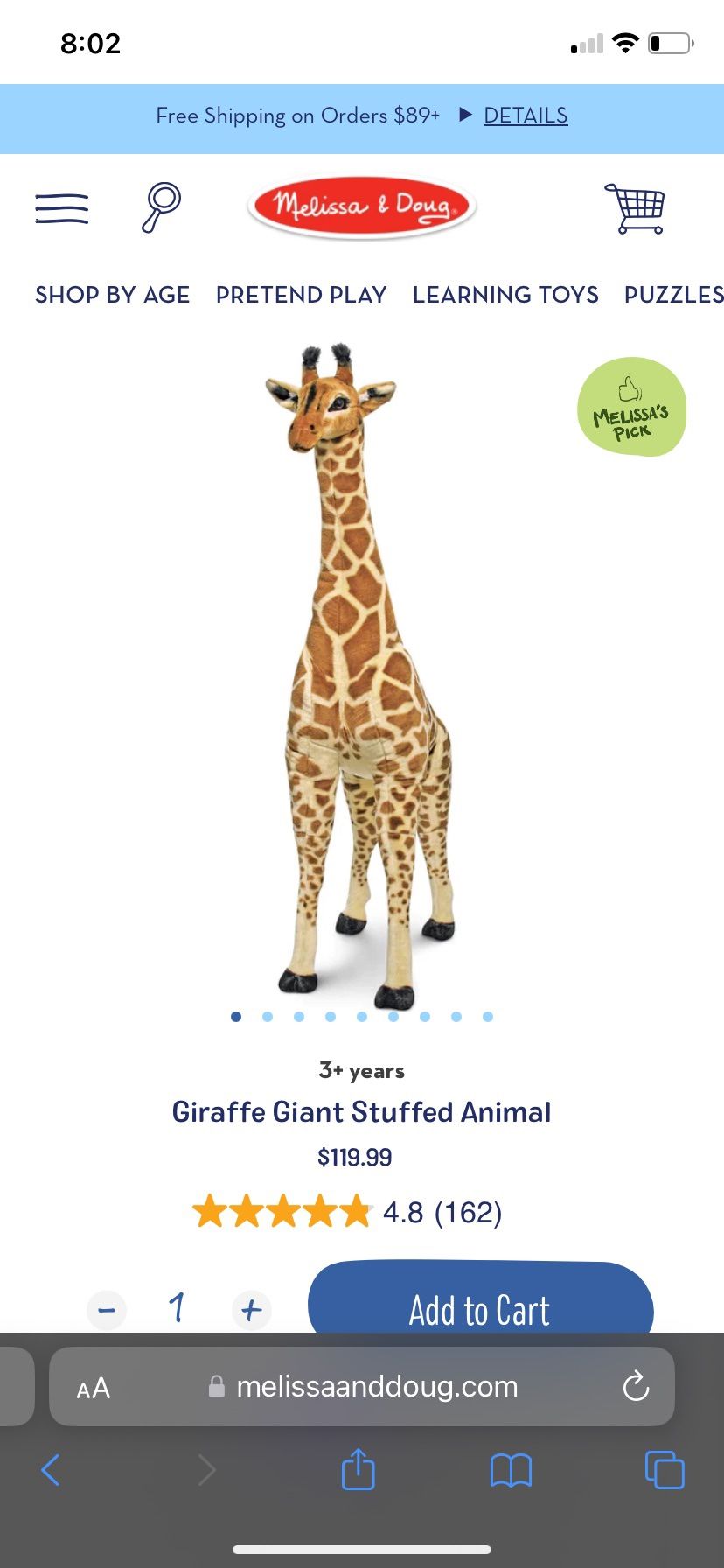Melissa & Doug Giraffe