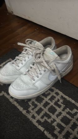 Nike Dunk Low Retro SE Men's Size 10.5 Summint white/ metallic silver