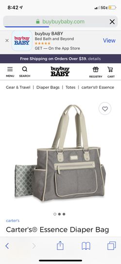Carter's diaper bag in perfect condition