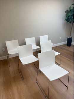 Dining Chairs Set of 6 - Piergiorgio Cazzaniga Design M1 Chairs - Made in Italy