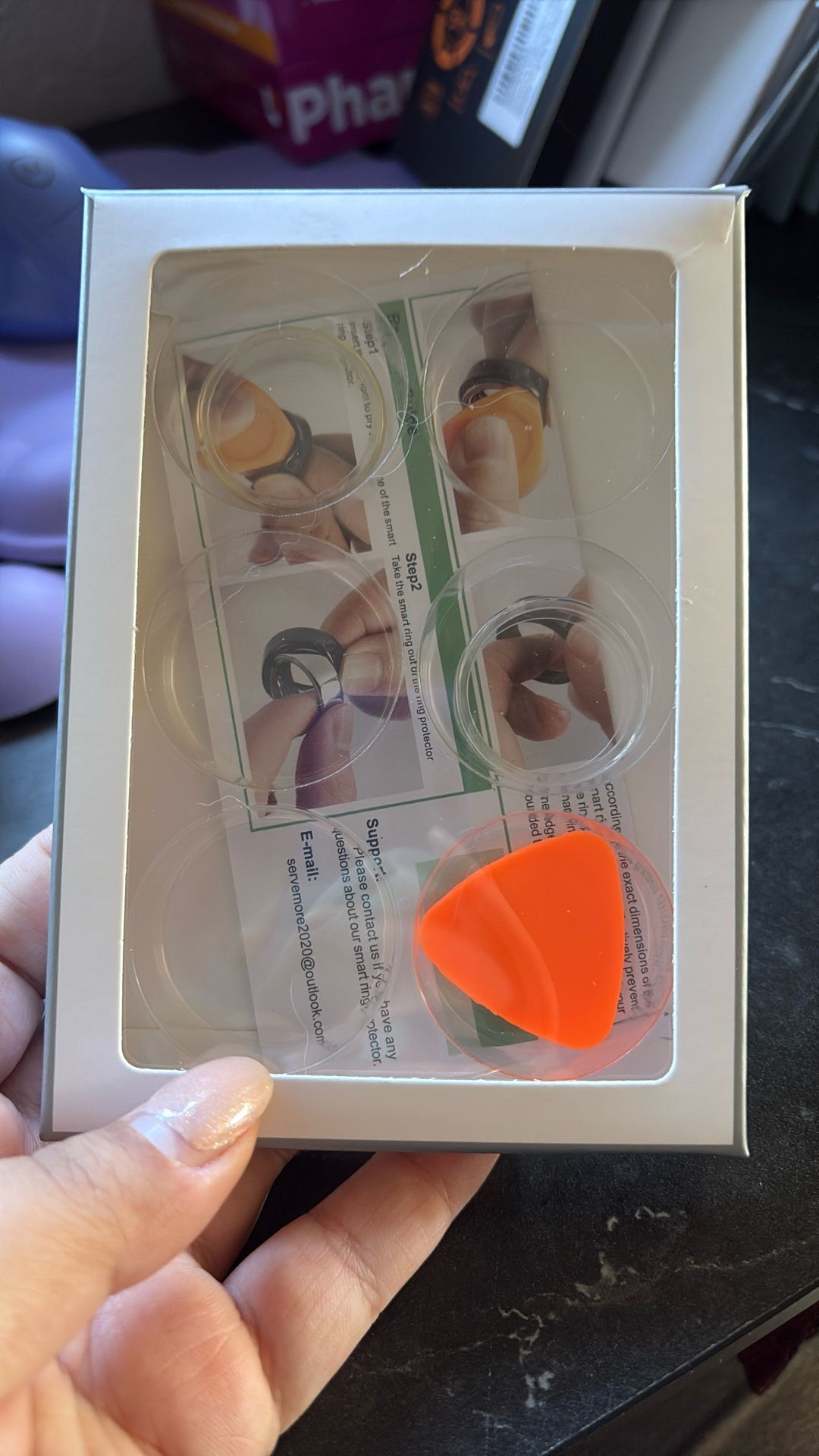 Oura Ring Covers. Clear 