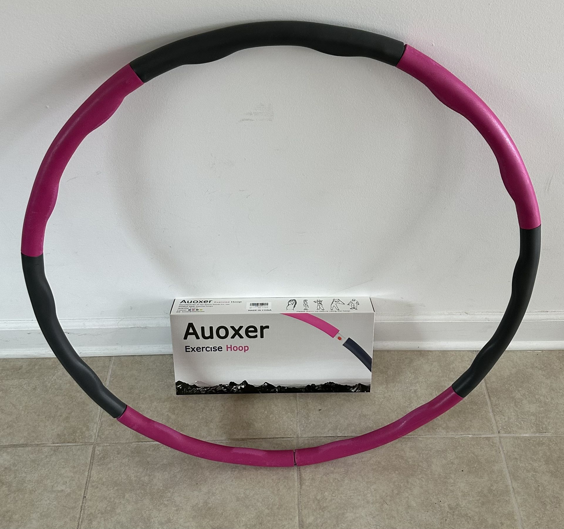 Auoxer Fitness Exercise Weighted Hoop