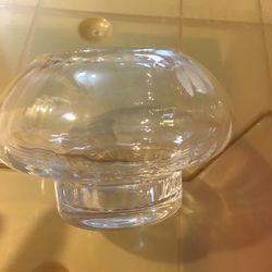 Full lead crystal candle holder