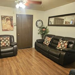 Sala De 2 Piezas Reclinable / Recliners Sofa  Set 