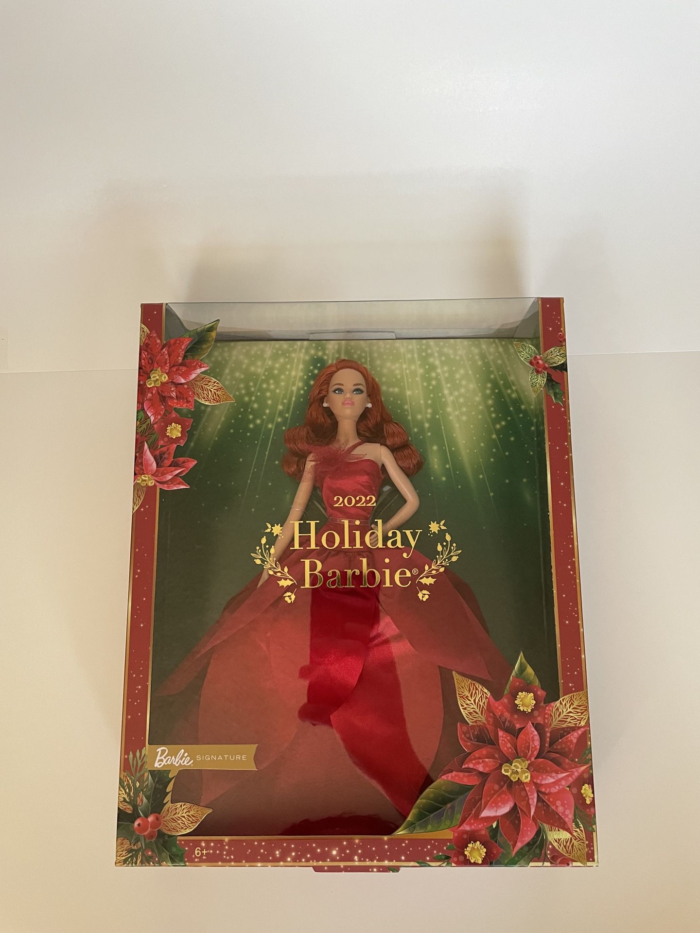 Barbie Signature 2022 Holiday Collectible With Red Hair X2