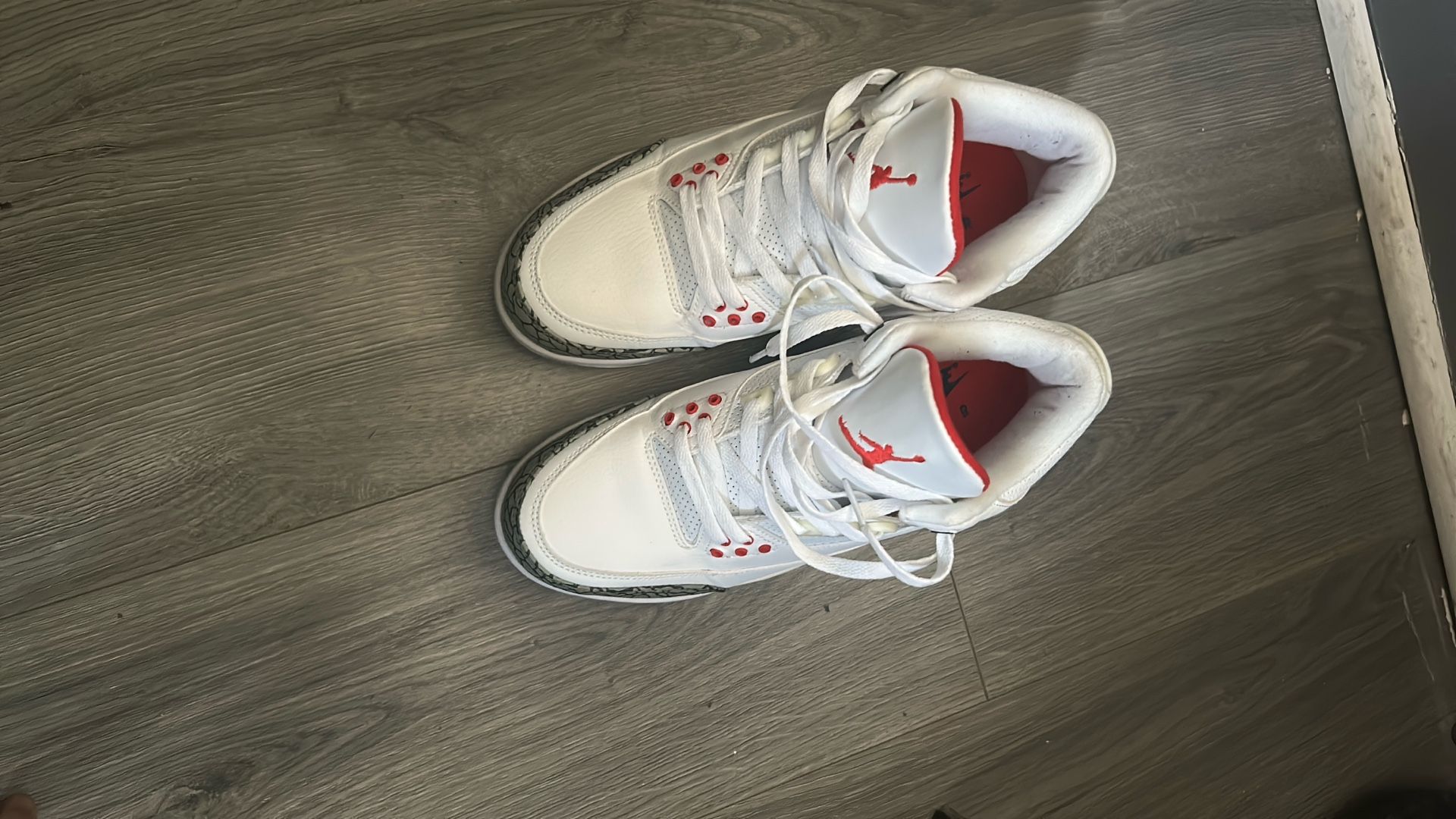 Jordan 3 White Cement Size 8