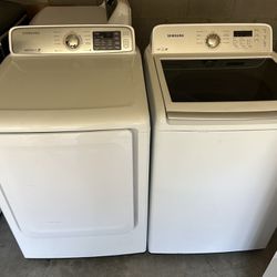 ⭐️NICE CLEAN SAMSUNG TOP LOAD WASHER AND DRYER SET⭐️